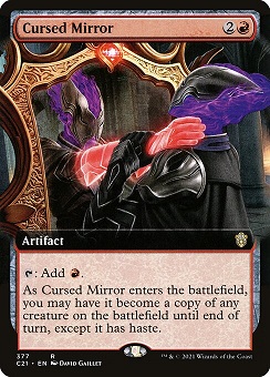 Cursed Mirror Commander 2021- Strixhaven Bordless